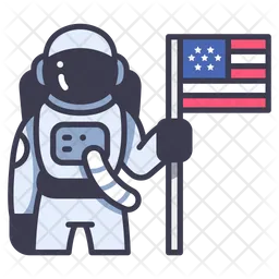 Usa Astronaut  Icon
