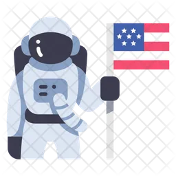 Usa Astronaut  Icon