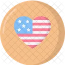 Coeur Des USA Coeur Amour Des USA Icon