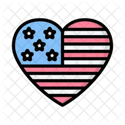 Corazon de estados unidos  Icono