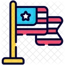 미국 국기 독립 기념일 국기 아이콘