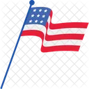 Usa Flag 4th Of July Independence Day Icon