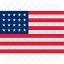 Flag Country Usa Icon