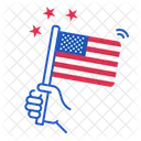 Us Usa America Icon