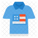Usa Flag Shirt Shirt Clothes Icon