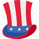 Usa Hat 4th Of July Independence Day Icon