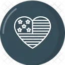 USA Herz Herz USA Liebe Symbol