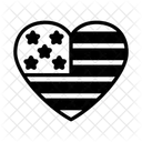 USA Herz Herz USA Liebe Symbol