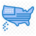 USA-Karte  Icon