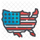 USA Land  Symbol