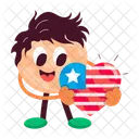 Geschichte Der USA Event Feier Vereinigte Staaten Symbol