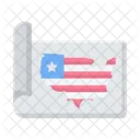 Usa Map Usa Map Icon