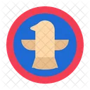 Usa Parrty Symbol  Icon