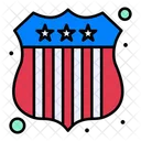 Usa Police Badge  Icon
