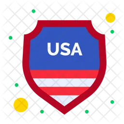 Usa Police Badge  Icon