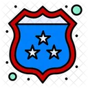 USA-Polizeiabzeichen  Symbol