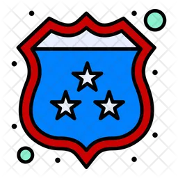 USA-Polizeiabzeichen  Symbol