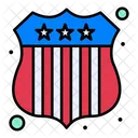 USA-Polizeiabzeichen  Symbol