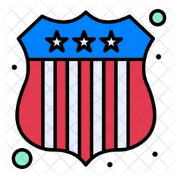 USA-Polizeiabzeichen  Symbol