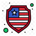 USA-Polizeiabzeichen  Symbol