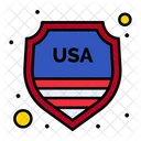 USA-Polizeiabzeichen  Symbol