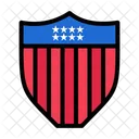 USA-Polizeiabzeichen  Symbol