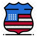 USA-Polizeiabzeichen  Symbol