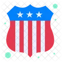 USA-Polizeiabzeichen  Symbol