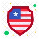 USA-Polizeiabzeichen  Symbol