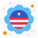 USA-Polizist-Abzeichen  Symbol