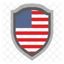 Flag National Shield Icon