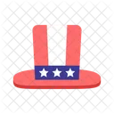 USA stars and stripes cylinder  Icon