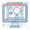 Usability Testing Web Explore Web Examine Icon