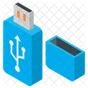 Usb Portable Device External Memory Icon