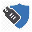 Usb Security Protection Icon