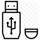 USB Elektronische Hardware USB Speicher Symbol