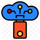 Cloud Daten Speicher Symbol