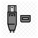 USB-Anschluss  Symbol