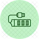 USB C Hub Symbol