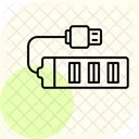 USB C Hub Symbol