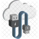 Usb Cable Cloud Computing Computing Icon