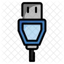 Usb Cable Clip Communicate Icon