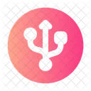 Circulo Usb Icon