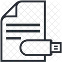 Dados Usb Dados Pendrive Arquivo Ícone