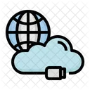 Usb Device External Storage Cloud Storage Icon