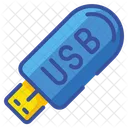 Usb Pendrive Technology Electronics Multimedia Data File Storage Computing Icon