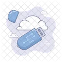 Usb Drive Cloud Drive Cloud Usb Storage Icon