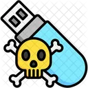 Usb Drive Hacker Storage Icon