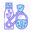 Usb Flash Drive Lock Icon