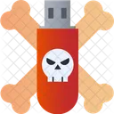 Usb Hack Pendrive Hacked Infected Usb Drive Icône